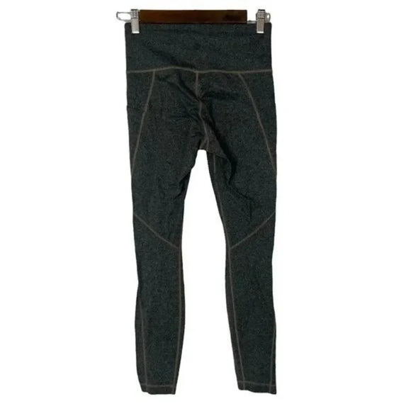 Athleta Gray Salutation Stash Full Length Athletic Leggings XS - Picture 3 of 5